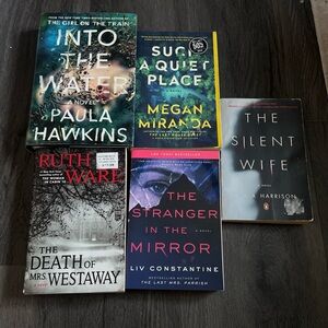 Mystery Thriller Book Set 5 Books